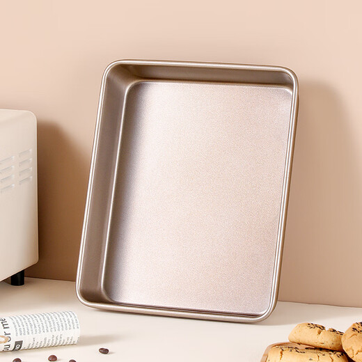 Badger baking pan golden non-stick rectangular deep baking pan bread cake mold 11-inch oven baking mold