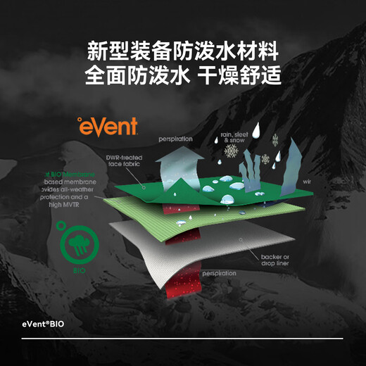 Pelliot Outdoor Gloves Winter Cycling eVent Waterproof Touch Screen Mountaineering Windproof Fleece Warm 164331002 Gray L