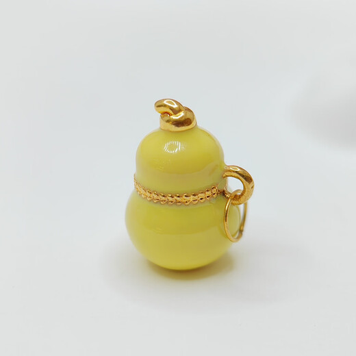 18K Gold Color Gourd Pendant Star Pendant for Girlfriend, Wife, Birthday Gift, Children's Day Gift Necklace for Women, Orange