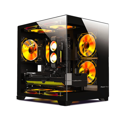 ASUS RTX 5060 Ti/5060 host I5 14600KF assembled computer host e-sports game console full set of desktop DIY complete machine delta family barrel sea view room high frame tile 12400F + ASUS RTX 5060 32G