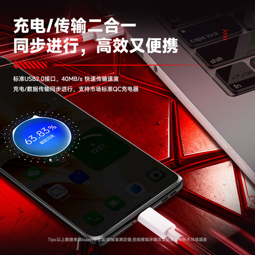 Biaz suitable for OnePlus data cable Warp flash charging 150W/100w fast charging 12A charging cable 1+AcePro/10Pro/9/9rt double-headed Type-C to Type-C 1 meter