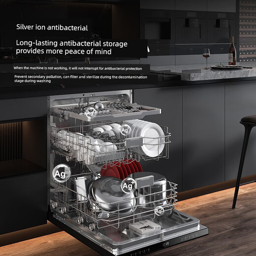 Siemens VALENTI dishwasher 18 sets large capacity independent double drying high temperature sterilization fully automatic household embedded deposit