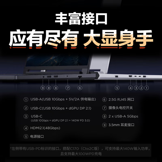 Lenovo Rescuer R9000P 2025 subsidy e-sports gaming laptop y 16-inch 2.5K ultra-clear 16-core new flagship Ryzen 9 9955HX 32G 1T 5070 black standard 16-inch professional super competitive screen 240Hz 2.5K