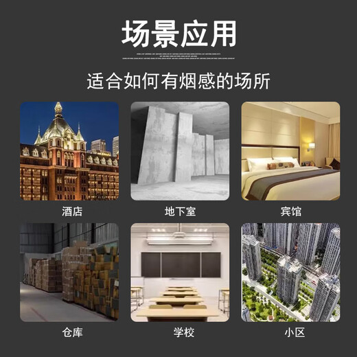 Orbos fire smoke gun smoke rod two-in-one temperature and smoke device detector flame detector ABS-Q02 all-in-one four-in-one tester (no open flame)