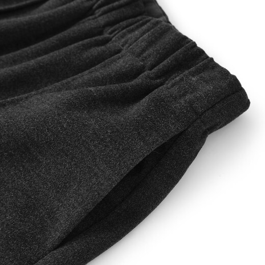 ELLE KIDS磨毛百搭全腰牛筋宽松直筒百搭女童裤子秋季长裤休闲时尚卫裤