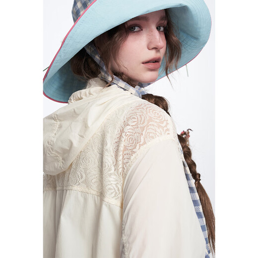 Fairy's Pocket Off-White Lace Shorts Two-piece Suit for Women 2025 Early Autumn New Style Small Casual Fashion Lace Off-White M