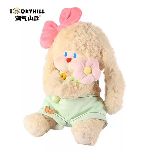 Maternal Mother Naughty Hill Annie Rabbit Doll Plush Toy Soothing Cute Doll Children and Girls Festival Annie Rabbit + Overalls Set + Gift Box