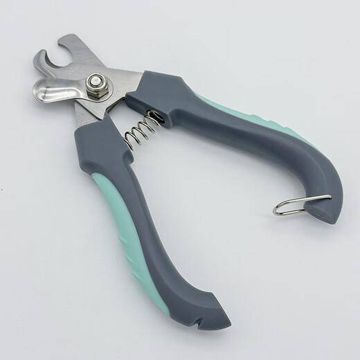 Sanqihu pet nail clippers for dogs and cats stainless steel puppy nail clippers beauty cleaning supplies anti-splash nail clippers gray-small pet nail clippers