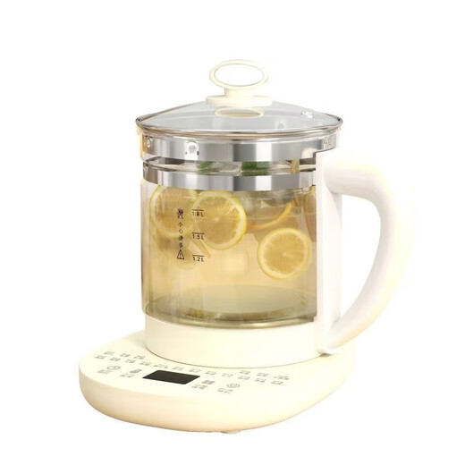 SPUOSR Subo Health Pot Tea Maker Stew Integrated Tea Kettle Kettle Constant Temperature Insulation Large Capacity Glass Small One-person Office Small Electric Kettle 1.8L with Filter 1.8L Upgraded Large Filter 18 Great Nutritional Functions