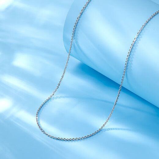 Luxury beads PT950 platinum cross chain light luxury fashion versatile cross platinum necklace high-end gift 2.51g-45cm