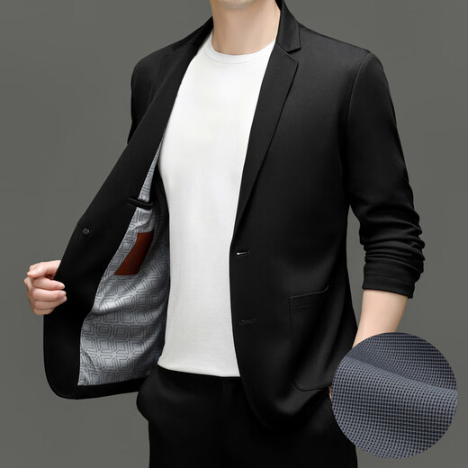 AX Armani Men's Western Autumn New Slim Business Casual Jacket XF23 Khaki M 170 (95-120Jin Jin equals 0.5kg)