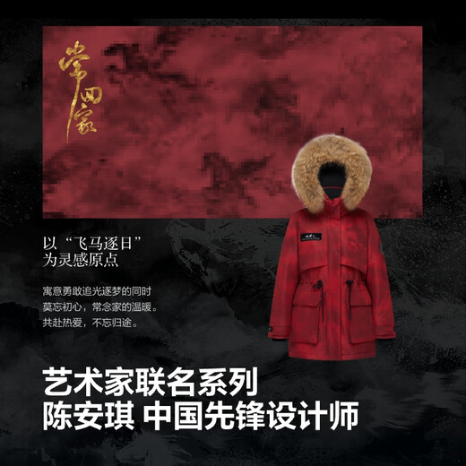 Bosideng Off-Season Down Jacket Extreme Cold Goose Down Women's Winter Thickened Hooded Short Large Fur Collar Shopping Mall Coat