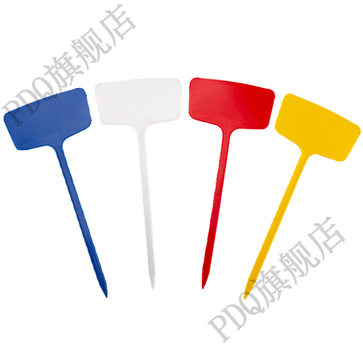 Пишущий знак сельскохозяйственной земли, большой пластиковый знак, знак садового растения, знак саженцев, знак цветка, водонепроницаемый знак 20 см, красный (20 шт.)