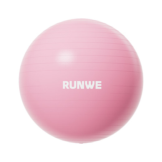 Langwei Yoga Ball Pilates Fitness Ball Thickened Explosion-proof Training Children and Pregnant Women Balance Exercise Yoga Equipment Sakura Pink 55cm