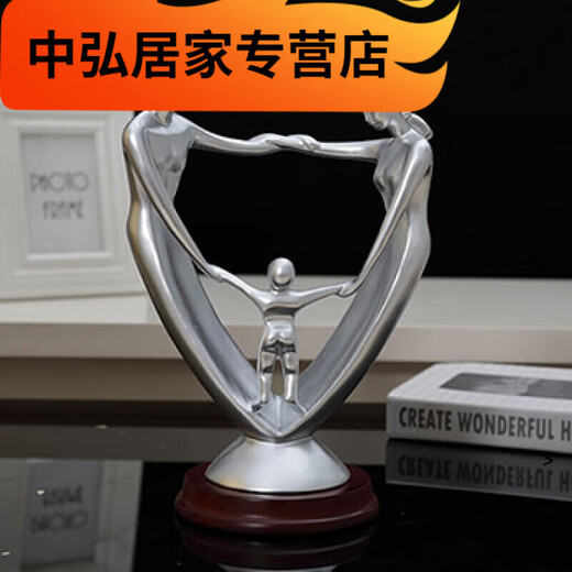萝蔓星结婚十周年纪念日礼物送老婆一家四口摆件结婚十周年纪念日 15934刻字男孩怀胎一家四口