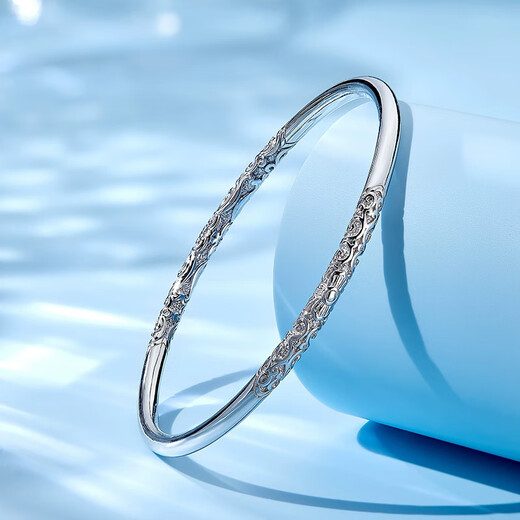 Meluxe Pt950 platinum bracelet platinum bracelet for women birthday gift for girlfriend about 26.94g-58mm