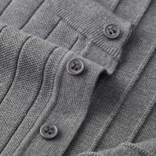 Judger contains worsted wool Judger Men's Wool Sweater 2025 Autumn and Winter New Henley Neck Stretch Pullover Sweater