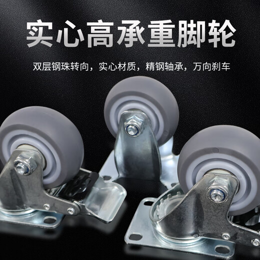 Heyin Auto Repair Tool Cabinet Multifunctional Tool Cart Hardware Tool Storage Rack Removable Iron Tool Box Blue Hollow Tool Cart