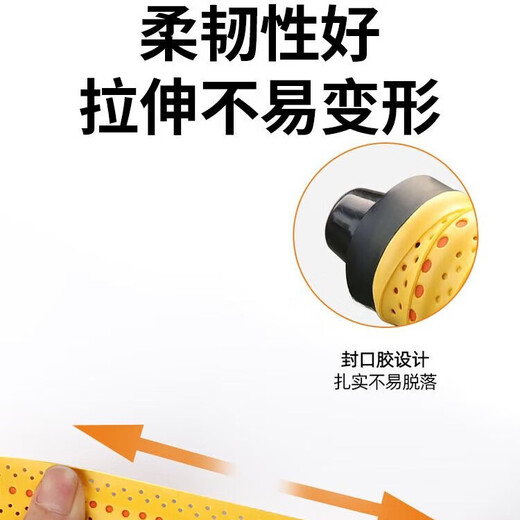 Ripa Electric Vehicle Motorcycle Handlebar Cover Anti-slip Bicycle Sweat-Absorbent Handlebar Tape Pedal Grip Cover Handlebar Rubber Cover Two-color black and orange pair