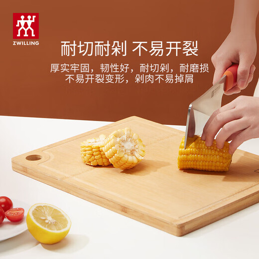 双立人（ZWILLING）菜板砧板切菜板案板面板水果菜板刀板家用 整竹大砧板