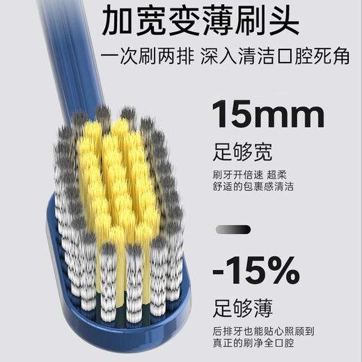 HERM S Sam's same third generation mountain-shaped brush head suction cup toothbrush soft bristles adult cleaning triple transplanted convex surface Sam suction cup convex surface toothbrush 10 pieces