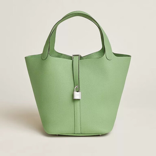 Bags 2024 new style bucket bag vegetable basket women's bag handbag mommy bag bridal wedding bag sense avocado green 19
