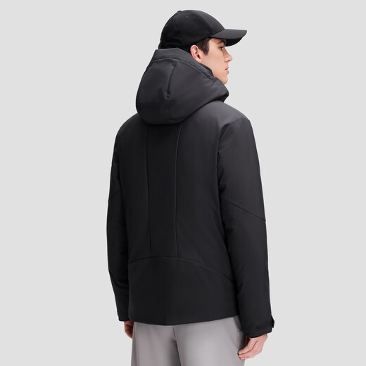 DESCENTE Descente SKI STYLE series sports and casual men's short waterproof and warm down jacket BK-black L (175/96A)