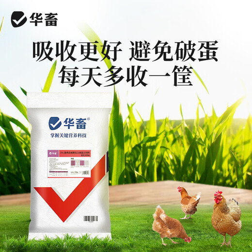 Huazhu 5% laying hen premix, peak egg production period chicken feed, egg production period feed, reserve chicken early stage compound premix, layer hen breeding period feed, whole ton as low as 90/bag
