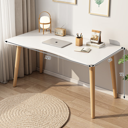 Xinyouliangjia computer desk desk desktop home student writing desk simple rental house small table sz03 120*60 white