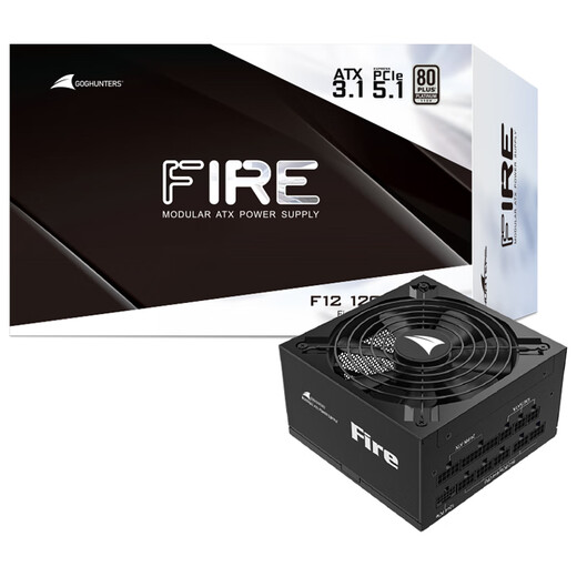 长城（GreatWall） Fire白金全模组电源 台式机主机电源/自动启停 F12白金全模ATX3.1（额定1200W）