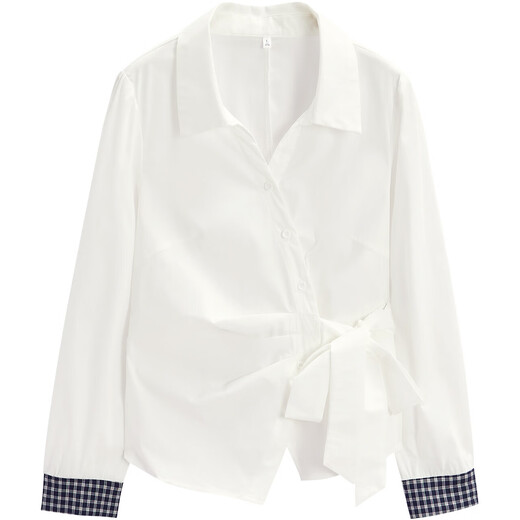 IEF/Aiyifu plus size women's clothing 2025 new autumn Korean style commuting temperament design versatile shirt