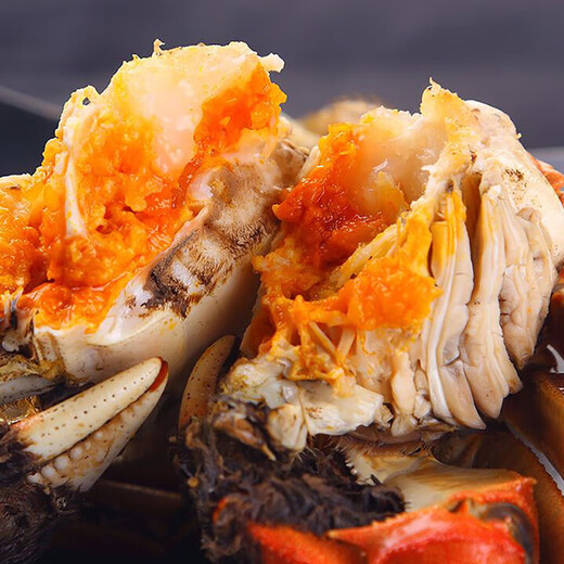 Live crab Jinshang hairy crab fresh crab gift box male 4.2-4.5 two female 3.0-3.3 two 4 pairs 8 pieces exquisite gift box gift without rope full weight