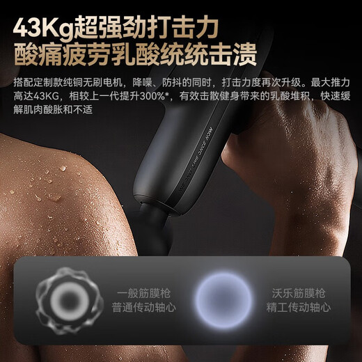 WoLe fascia gun Pro massager massager for shoulders, neck, waist and back, professional sports-grade fitness, deep relaxation of muscles and legs, birthday gift for girlfriend, boyfriend, parents, relatives and elders