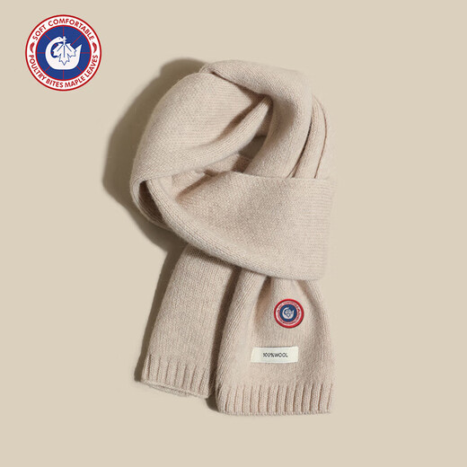 SCOTT GOOSE red wool scarf women's 2025 new autumn and winter Korean style warm Christmas gift atmosphere cashmere scarf red