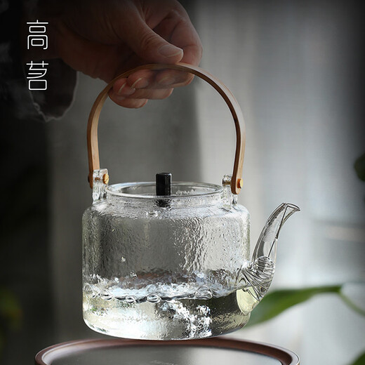 Gaoming (gaoming) 2025 new style steaming dual-purpose tea kettle electric ceramic stove special glass kettle high temperature resistant tea kettle lifting kettle household Qingquan kettle