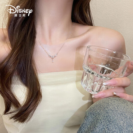 Disney (Disney) necklace for women, exquisite light luxury niche birthday gift for girls, high-end gift for best friend 925 silver