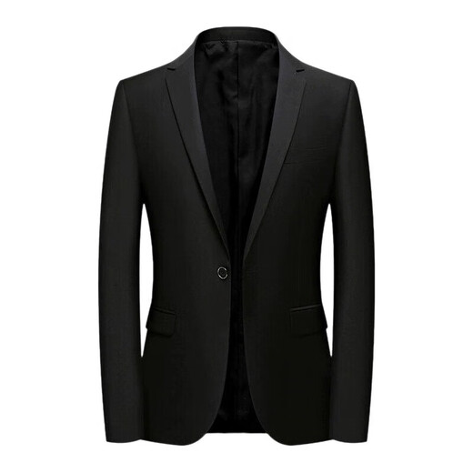 ARMANI EXCHANGE Armani light luxury suit men's slim jacket business casual formal suit single suit groom wedding suit men's suit gam-C87881 solid color single button small suit navy S (weight 120Jin Jin equals 0.5kg and below)