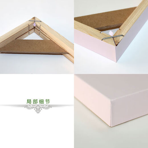 Yusenyi customized frameless painting custom solid wood office decoration painting wedding photo art micro-spray oil -- matte oil painting canvas -- 35*60m 3 cm thick finished product shipped