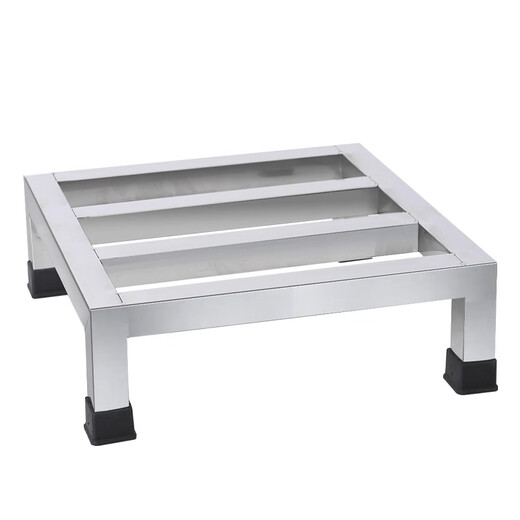 Juli stainless steel base bracket, floor pad, air conditioning bracket, moisture-proof storage rack, load-bearing shelf support frame, height 20cm (one-piece welding), length 80, width 60cm