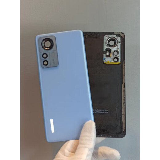 Original factory disassembled back cover Xiaomi 12 original back cover Mi 12 Pro pure original mobile phone rear screen 12X battery back case Xiaomi 12/x/s green plain leather no mirror ring no lens 98 new shell