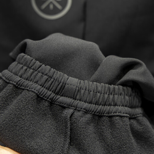 Li Ning Wade Series Men's 2025 New Style Tie-Leg Plus Velvet Warm Water-Repellent Loose Sports Pants AYKV435 Black AYKV435-1 S