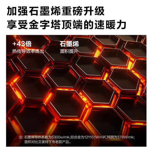 AIRMATE's best-selling graphene baseboard/electric heater/heater/electric heater/electric radiator household large-area waterproof temperature-controlled mobile floor heating SR79