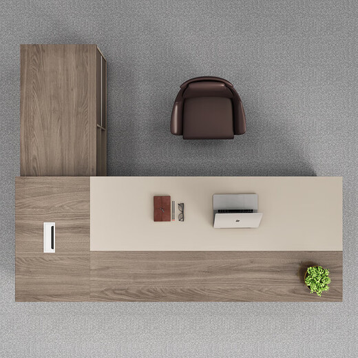 Shengli boss desk leader office single executive desk office manager desk supervisor desk and chair 2.0m table + boss chair