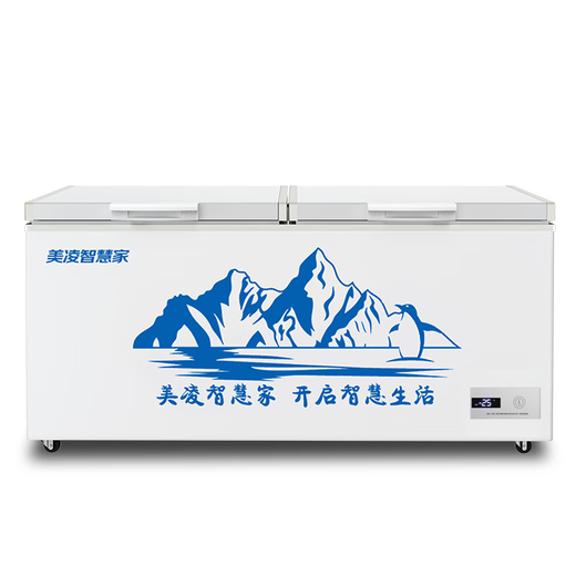 Meiling Smart Home First Class Energy Efficiency Freezer Commercial Freezer Large Capacity Freezer Horizontal Refrigerator Freezer Dual Temperature Supermarket Display Cabinet Ice Cream Quick Freezer Refrigerator Electric Freezer 375L Dual Temperature Long (1.42 Meters) First Class Energy Efficiency