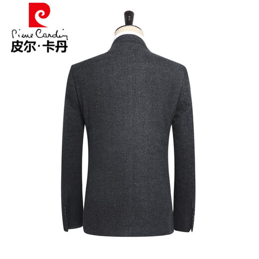 Pierre Cardin high-end woolen suit suit for men 2025 autumn new suit middle-aged stand-up collar tunic suit two-piece suit for men standard version XL recommended 130-145 Jin Jin equals 0.5 kg