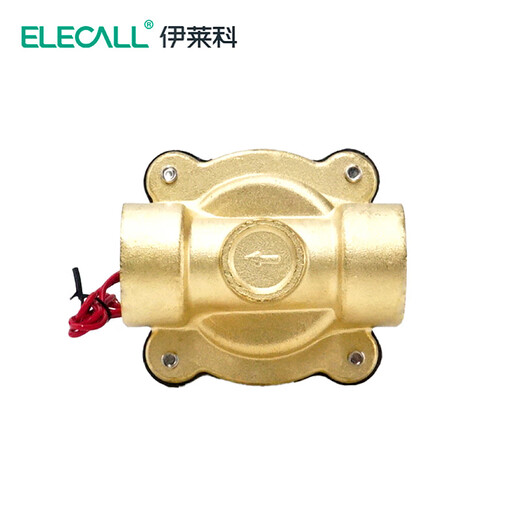 ELECALL solenoid valve (1 inch) AC220V copper water valve oil valve air valve normally closed type 2W-250-25
