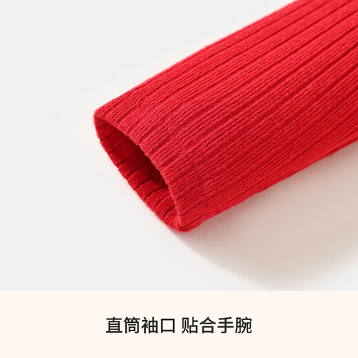 Classic Teddy Girls Dress Children's Mesh Splicing Princess Skirt Children's Winter Plush Warm Long Skirt Big Red 120