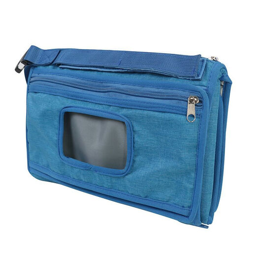 CLCEY hanging newborn diaper pad portable waterproof multi-functional baby diaper changing pad with wet wipes washable gray