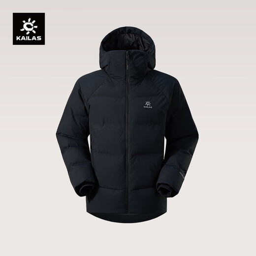 KAILAS medium thick down jacket men's outdoor hooded goose down warm FLT windproof breathable hooded winter jacket