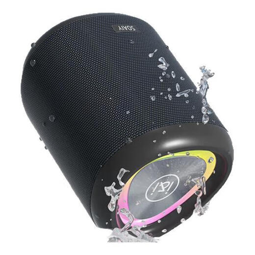 Sony Ericsson (soaiy) S37MAX outdoor portable Bluetooth speaker conference souvenir audio outdoor dustproof and waterproof camping subwoofer Xiaodu smart birthday gift speaker blue black